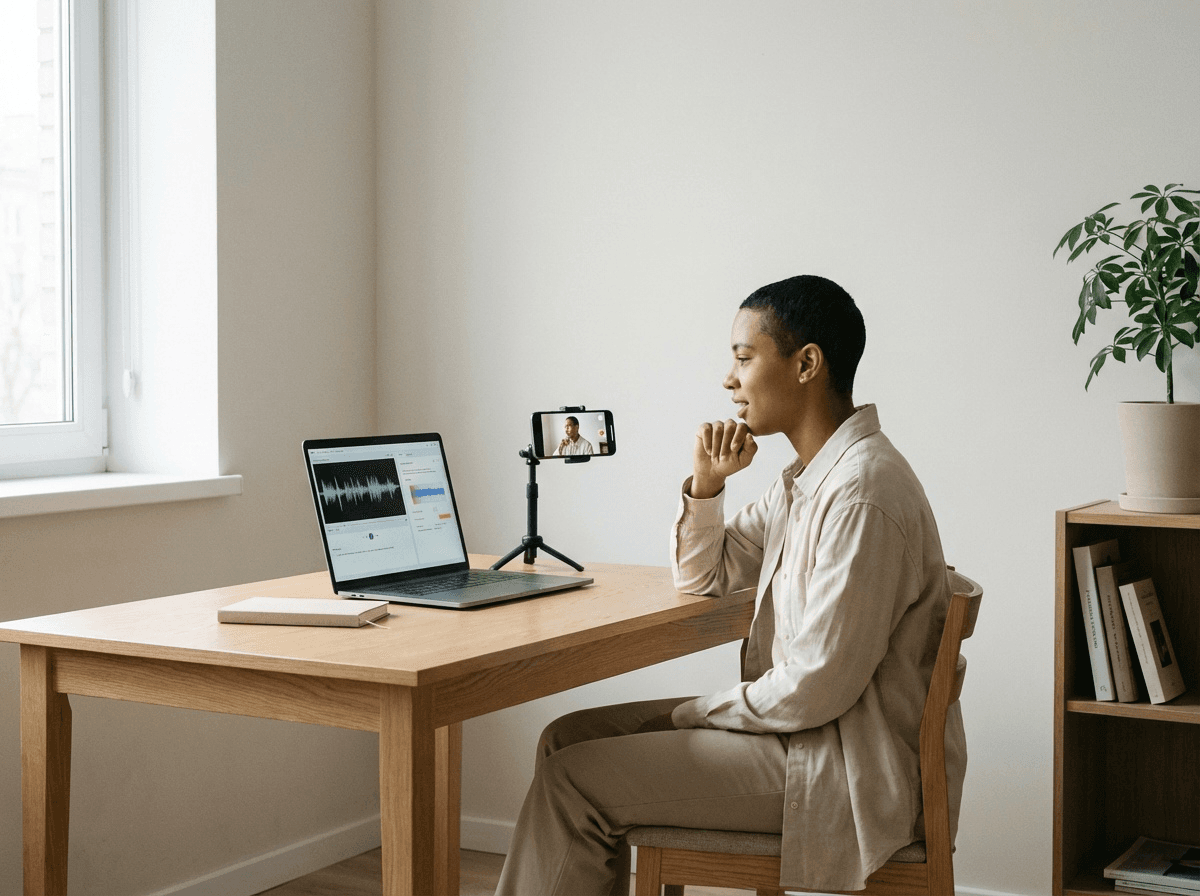 Speaking practice for presentations and public speaking