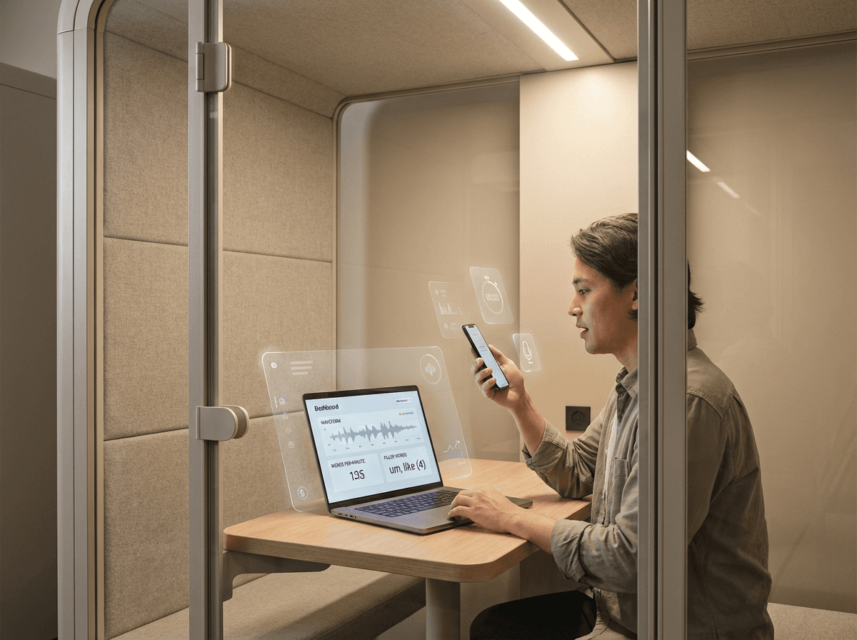 Practising speaking clearly with confidence